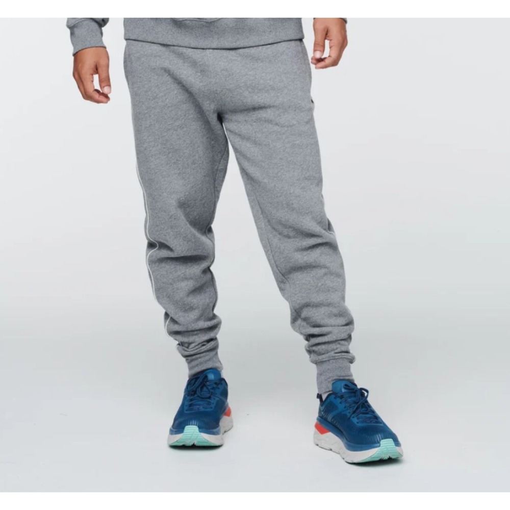 Cotopaxi Mens Sweatpants Organic Cotton Jogger Tapered Drawcord Heather Gray XXL